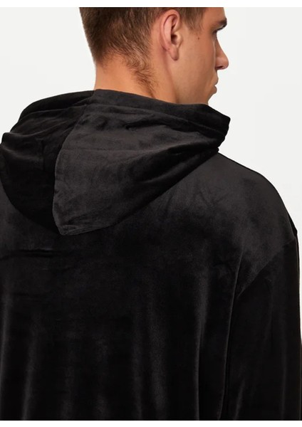 Kapüşon Yaka Siyah Erkek SweatShirt XM000054 AF10168 UC001 fırsatları