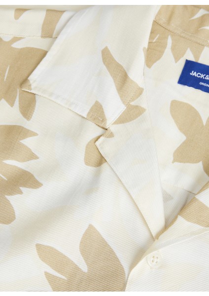 Rahat Krem Erkek Gömlek Joreaster Marshall Aop Shırt Ss fiyatları