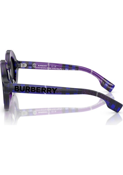 JB4386 Yuvarlak Mor Unisex Çocuk Güneş Gözlüğü