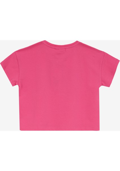 Desenli Fuşya Kadın T-Shirt BRB5SG-TST6004 fiyatları
