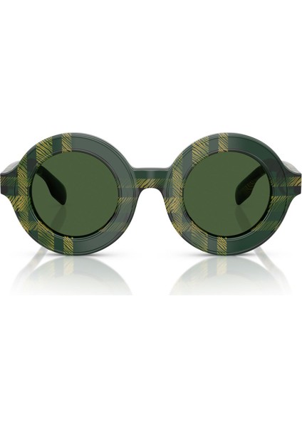 JB4386 Yuvarlak Yeşil Unisex Çocuk Güneş Gözlüğü