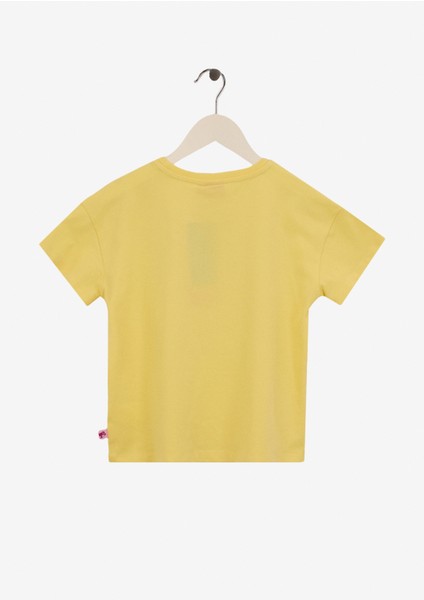 Baskılı Sarı Kadın T-Shirt BRB5SG-TST6006 fiyatları