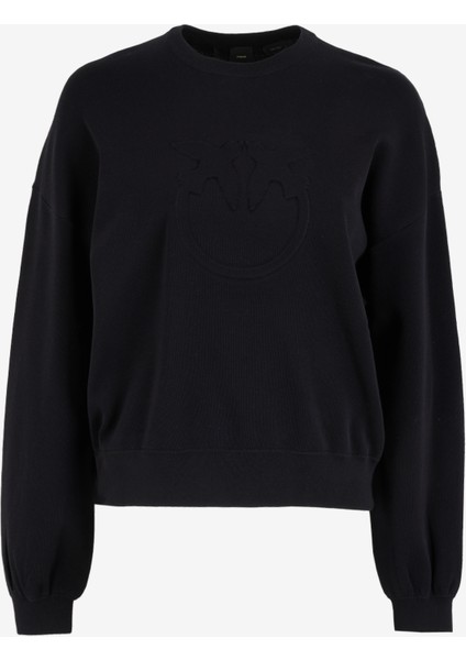 Yuvarlak Yaka Düz Siyah Kadın SweatShirt 104002-A115 Z99 fiyatları