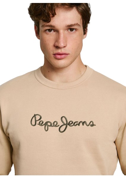 Bisiklet Yaka Bej Erkek SweatShirt PM582715-840 New Joe Crew fiyatları