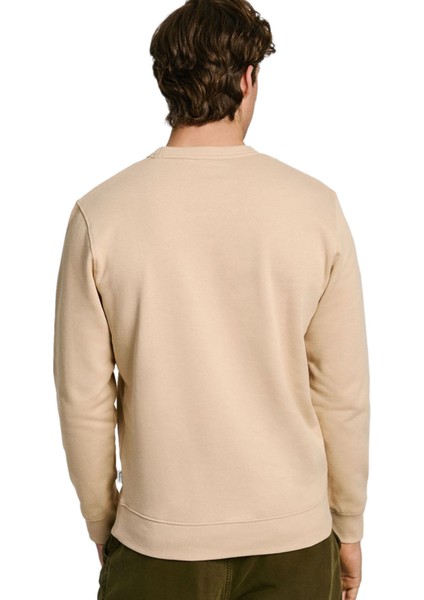 Bisiklet Yaka Bej Erkek SweatShirt PM582715-840 New Joe Crew fırsatları