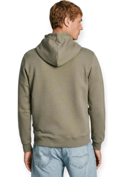 Kapüşon Yaka Yeşil Erkek SweatShirt PM582716-734 New Joe Hoodıe