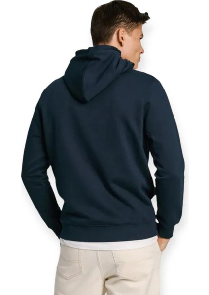 Kapüşon Yaka Lacivert Erkek SweatShirt PM582716-594 New Joe Hoodıe