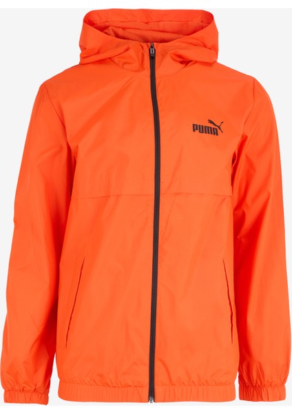 84748418ESS Solid Windbreaker Turuncu Mont Erkek