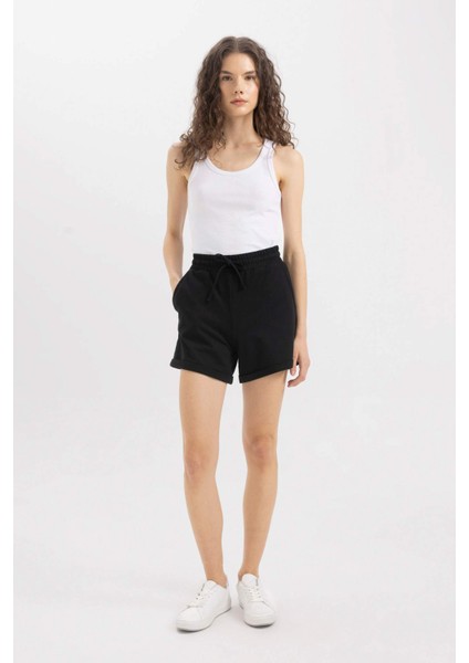 Regular Fit Basic Bermuda Şort X6153AZNS