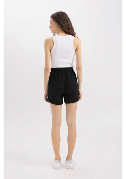 Regular Fit Basic Bermuda Şort X6153AZNS