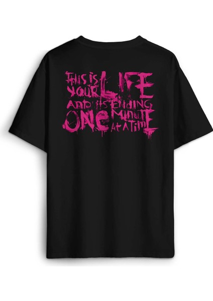 Fight Club This Is Your Life Tyler Dövüş Kulübü Sırt Ön Baskılı Oversize Tişört Unisex T-Shirt fiyatları