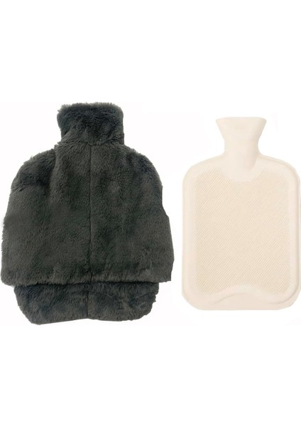 GRİ Peluş Çıkarılabilir Sıcak Su Torbası Kılıfı Yumuşak Kılıf Yıkanabilir 2 Lt (Sadece Kılıf) modelleri