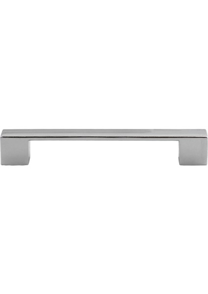 (10 ADET) Gölcük Düz Krom (128 Mm-12.8 cm) Metal Mobilya Mutfak Çekmece Dolap Dolabı Kapak Kulpu Kulbu Kulpları