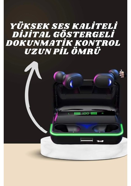 Yeni Nesil Akıllı Saat ve Bluetooth Kulaklık Kampanyası Android ve Ios Uyumlu Uyku ve Sağlık Takibi fiyatları