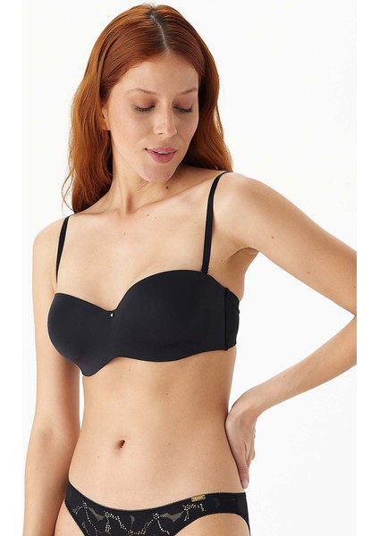 Siyah Straplez Sütyen 10516-NEW fiyatları