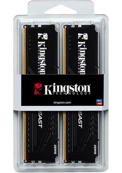 Ontech - 16 GB (2x8) Ddr5 5600MHZ Kıngston Beast Black CL36 Dt KF556C36BBEK2/16TR