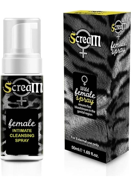 Scream Female Spray Kadınlara Özel Genital Bakım Spreyi