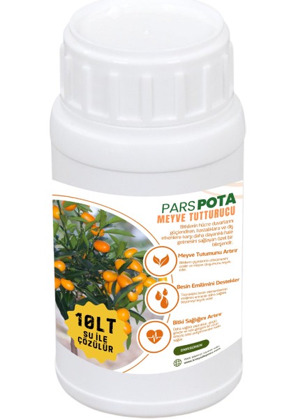 Pota Ev Bitkisi Meyve Tutturucu Sıvı 50 ml (10 Litre Su İçin)