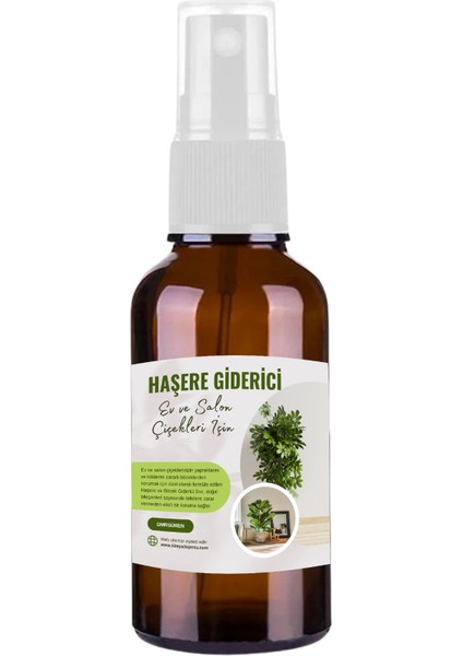 Ev ve Salon Çiçekleri İçin Haşere ve Böcek Giderici Sıvı 100 ml