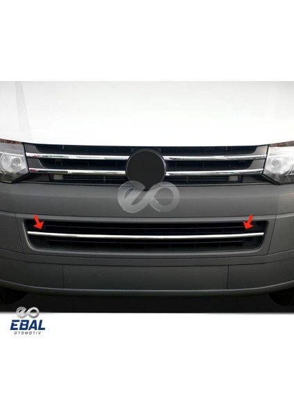 Vw T5 Transporter Krom Alt Ön Panjur 1 Prç. 2010-2015 P. Çelik