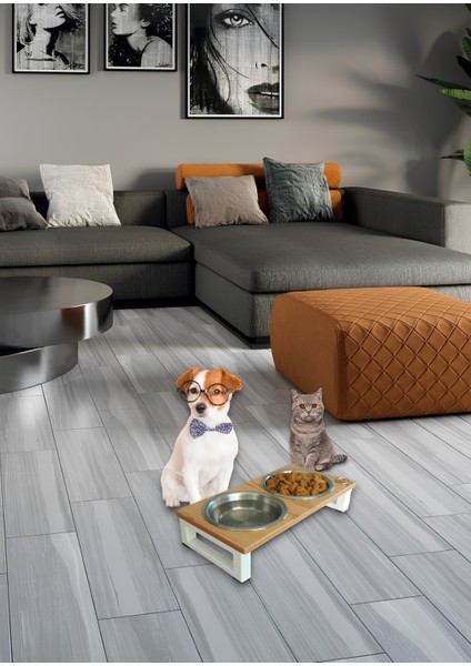 Kedi ve Köpekler Için Dayanıklı Mama ve Su Standı – Sağlıklı ve Şık Tasarım Okay Store indirimleri
