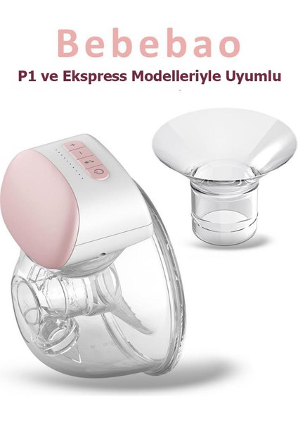 Göğüs Pompası Kalkanı Silikon Flanş Küçültücü 21-22-26 mm 3'lü Set (P1 - Ekpress Model Uyumlu)