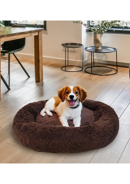 Pandamkee Peluş Köpek Yatağı - Yumuşak ve Konforlu Evcil Hayvan Yatağı
