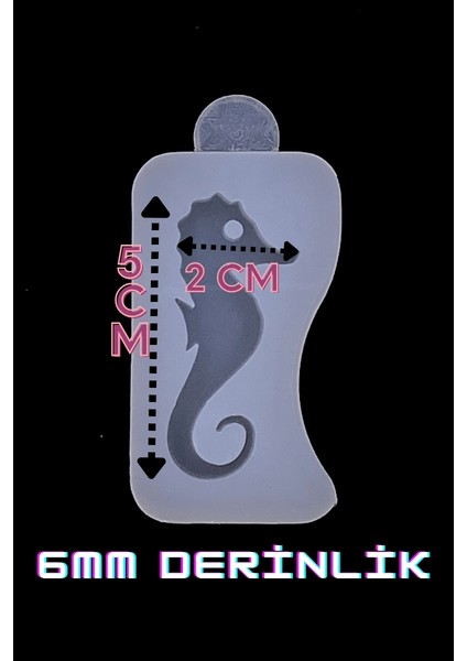 Epoksi Silikon Kalıp / Tek Deniz Atı Kalıbı
