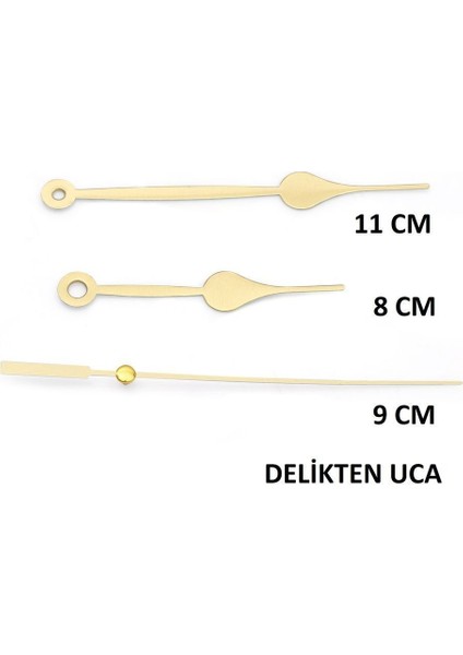 1 Adet Duvar Saati Mekanizması Askısız Şaft Uzunluğu 22 mm Sessiz (Ürün Ölçülerine Dikkat Ediniz)