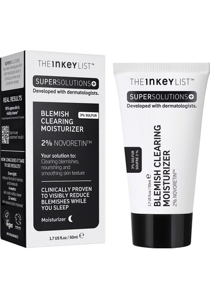 Blemish Clearing Moisturizer 2% Novoretin - Nemlendirici Gece Kremi(50 Ml)