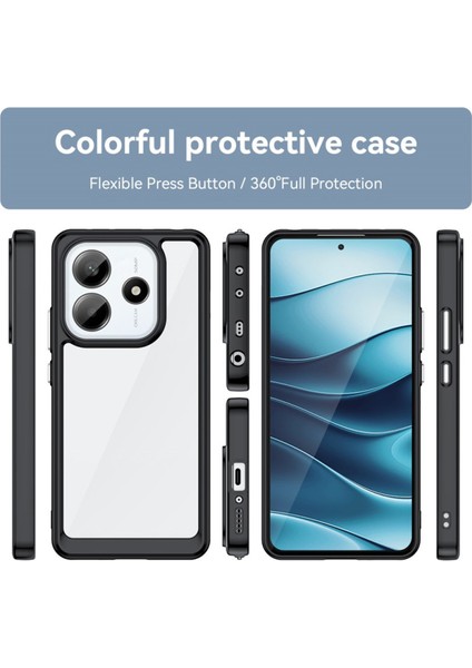 Xiaomi Redmi Note 14 5g Shield Serisi Darbeye Dayanıklı Yarı Esnek Plastik Tpu Kılıf - AL8100 fiyatları