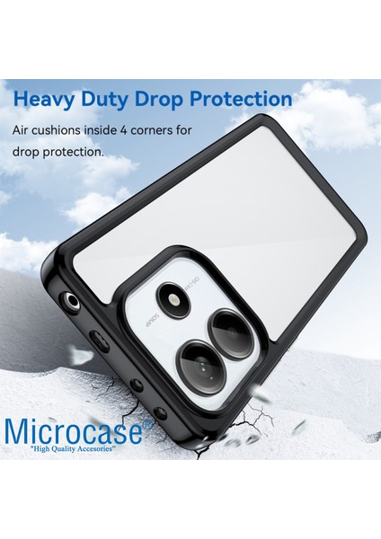 Xiaomi Redmi Note 14 5g Shield Serisi Darbeye Dayanıklı Yarı Esnek Plastik Tpu Kılıf - AL8100 modelleri