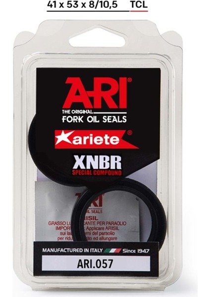Arıete Kawasaki Er-6 F (2006-2016) Ön Amörtisör Yağ Keçesi 41X53X8/10,5