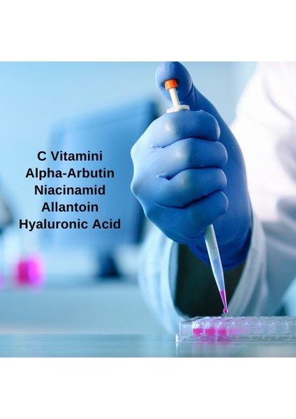 Leke Serumu Güneş,Doğum,Yaşlanma Lekeleri ve Kararan Bölgelerde Etkili (Saf C Vitamini,Alpha-Arbutin,Niacinamide ile)