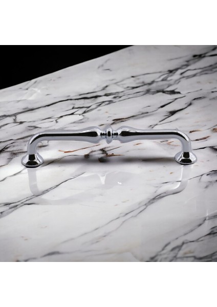 10 Adet Yayık Kulp Mobilya Mutfak Dolabı Çekmece Dolap Kulp Kapak Kulpu Kulbu Krom Renk 160 mm Metal