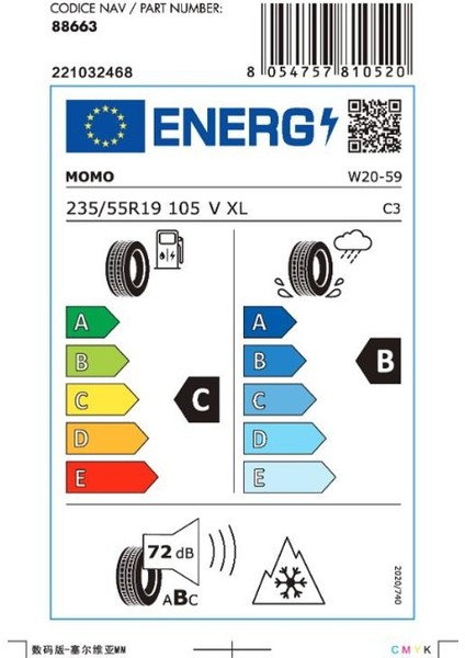 235/55 R19 105V XL North Pole W-20 Oto Kış Lastiği (Üretim Yılı:2025) fırsatları