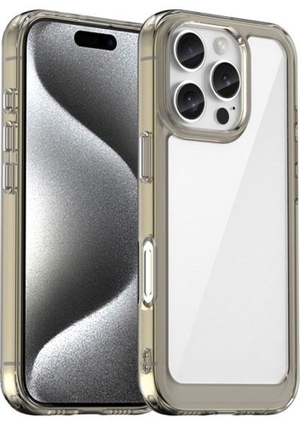 Apple iPhone 16 Pro Shield Serisi Darbeye Dayanıklı Yarı Esnek Plastik Tpu Kılıf - AL8100