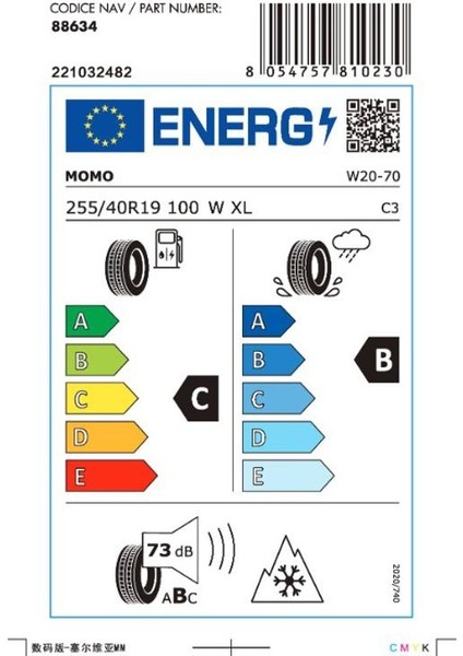 255/40 R19 100W XL North Pole W-20 Kış Lastiği ( Üretim Yılı: 2025 ) fırsatları
