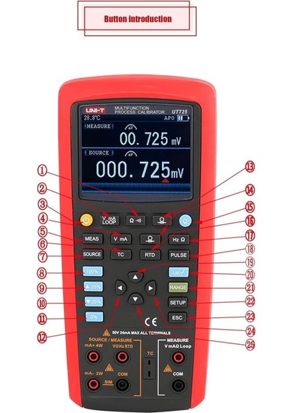 UT725 Dijital Kalibratör