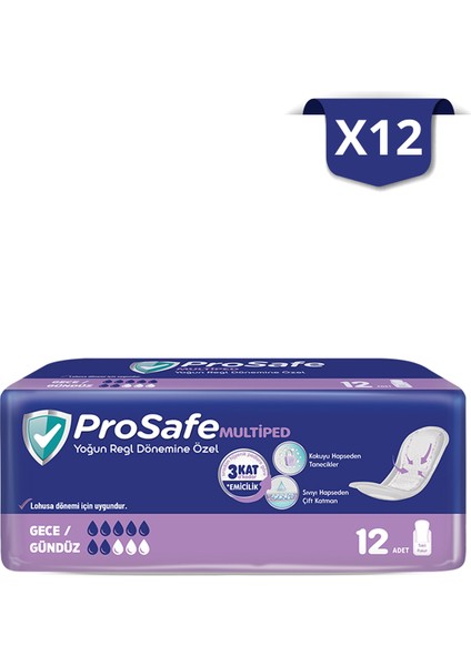 Multiped Gece&Gündüz 12'li x12