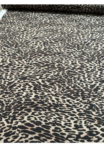 En Boy Likra Kumaş Leopar Desenli En 150CM fiyatları