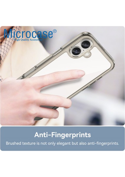 Apple iPhone 16 Shield Serisi Darbeye Dayanıklı Yarı Esnek Plastik Tpu Kılıf - AL8100 fırsatları