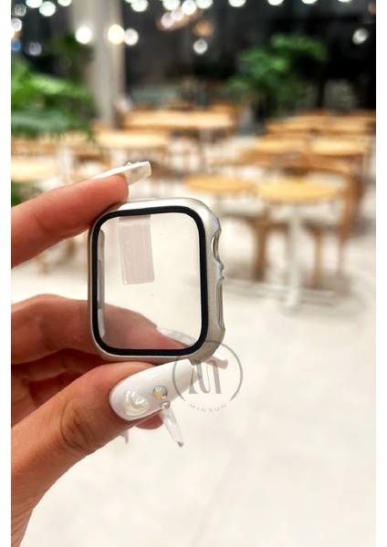 Watch 2 3 4 5 6 Se 40MM Kılıf Kasa ve Ekran Koruyucu 360 Tam Koruma Kapak starlight