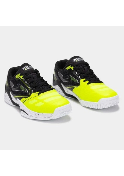 Set 2531 Siyah Sarı Toprak Kort Erkek Tenis Ayakkabısı TSETS2531C modelleri