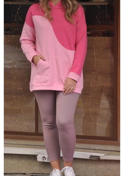 Çift Ton Sweatshirt