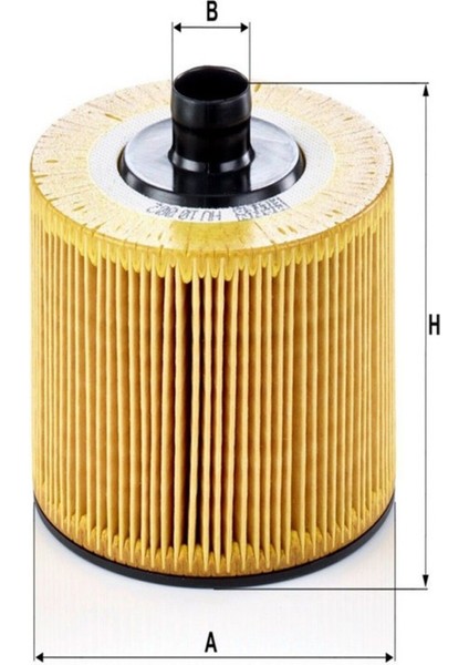 Mann Fılter Yağ Filtresi Renault Megane Iv Hatchback (B9A/M/N) 1.2 Tce 100 11.2015 - ... 1197 Cm3 100 Hp fiyatları