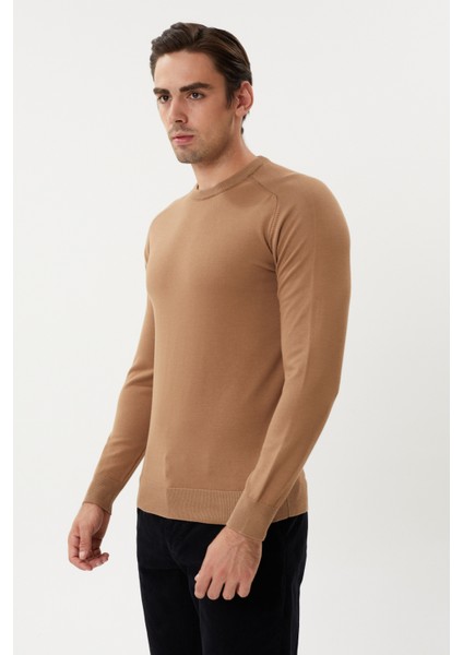 3637 Bisiklet Yaka Tüylenmez Merserize Kazak indirimleri