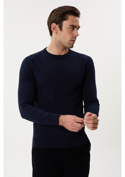 3637 Bisiklet Yaka Tüylenmez Merserize Kazak indirimleri