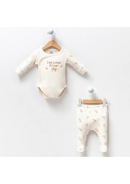 Gündelik Özel Gün Kız Çocuk Çocuk Çiçekli Kruvaze Takım