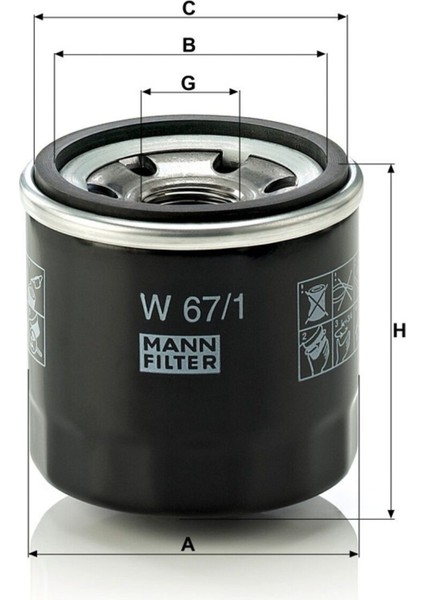 YAĞ FİLTRESİ NISSAN Qashqai III 1.5 VC-T e-Power09.2022 - ... 1498 cm3 190 hp fiyatları